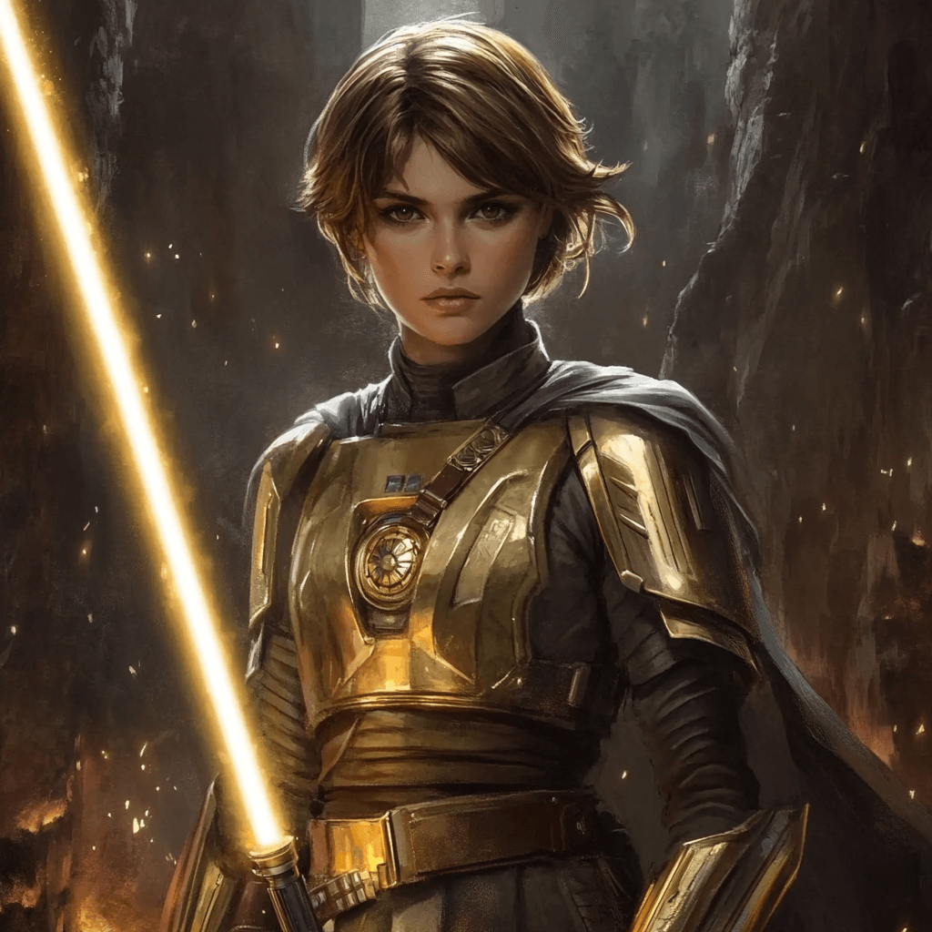 What Does a Gold Lightsaber Mean, and Who Wields It in Star Wars?
