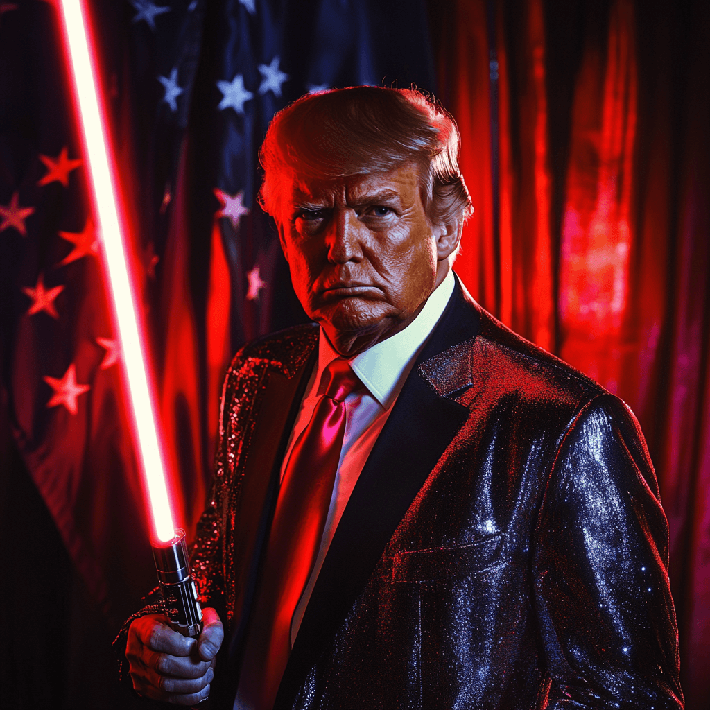 Trump Red Lightsaber – Symbolism, Politics, and the Star Wars Connection