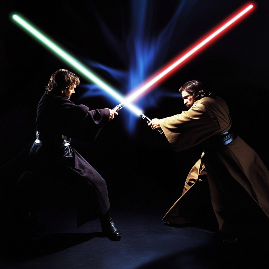 Spin lightsaber