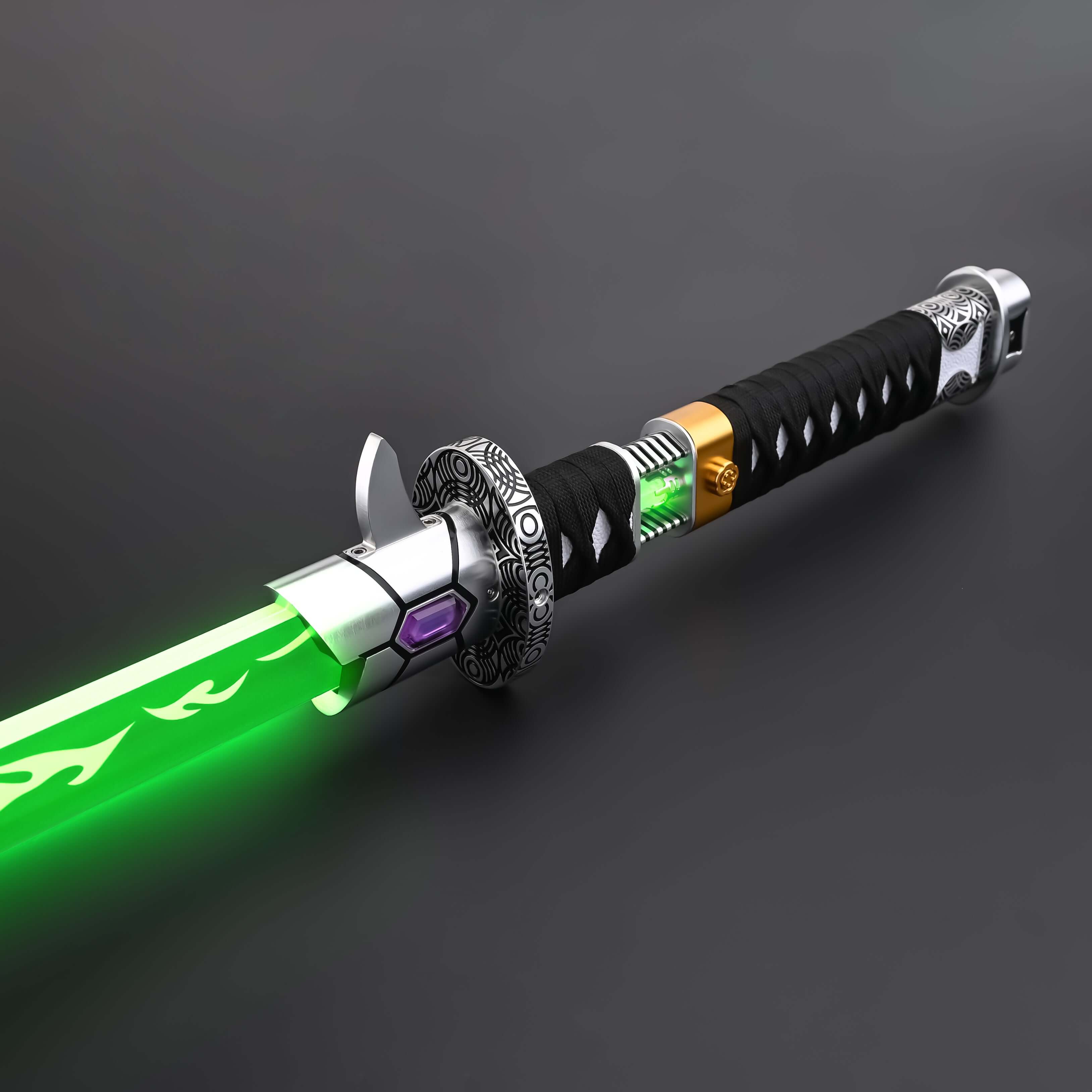 Shogun Lightsaber – Samurai-Inspired Purple Combat Saber | Nsabers