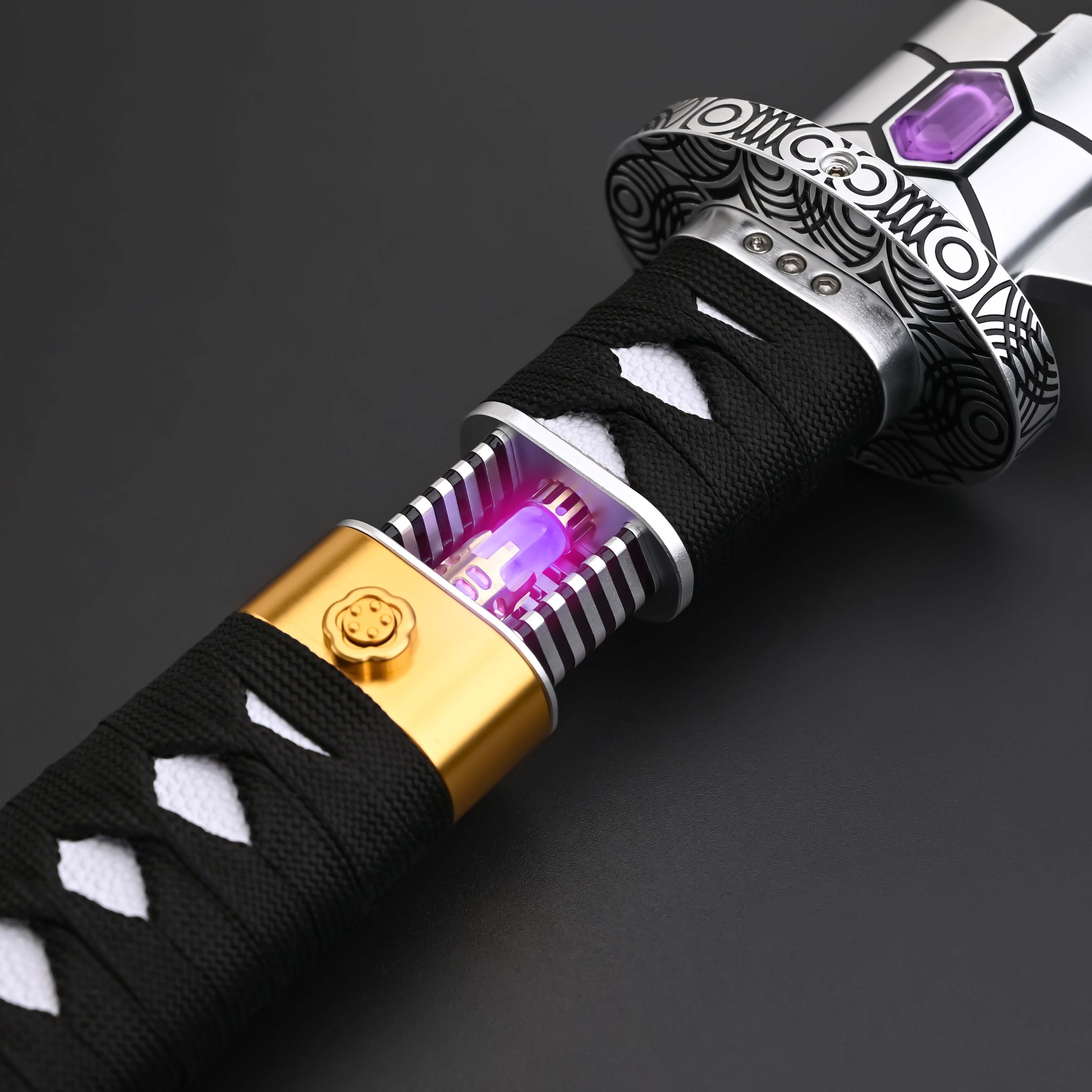 Shogun Lightsaber – Samurai-Inspired Purple Combat Saber | Nsabers