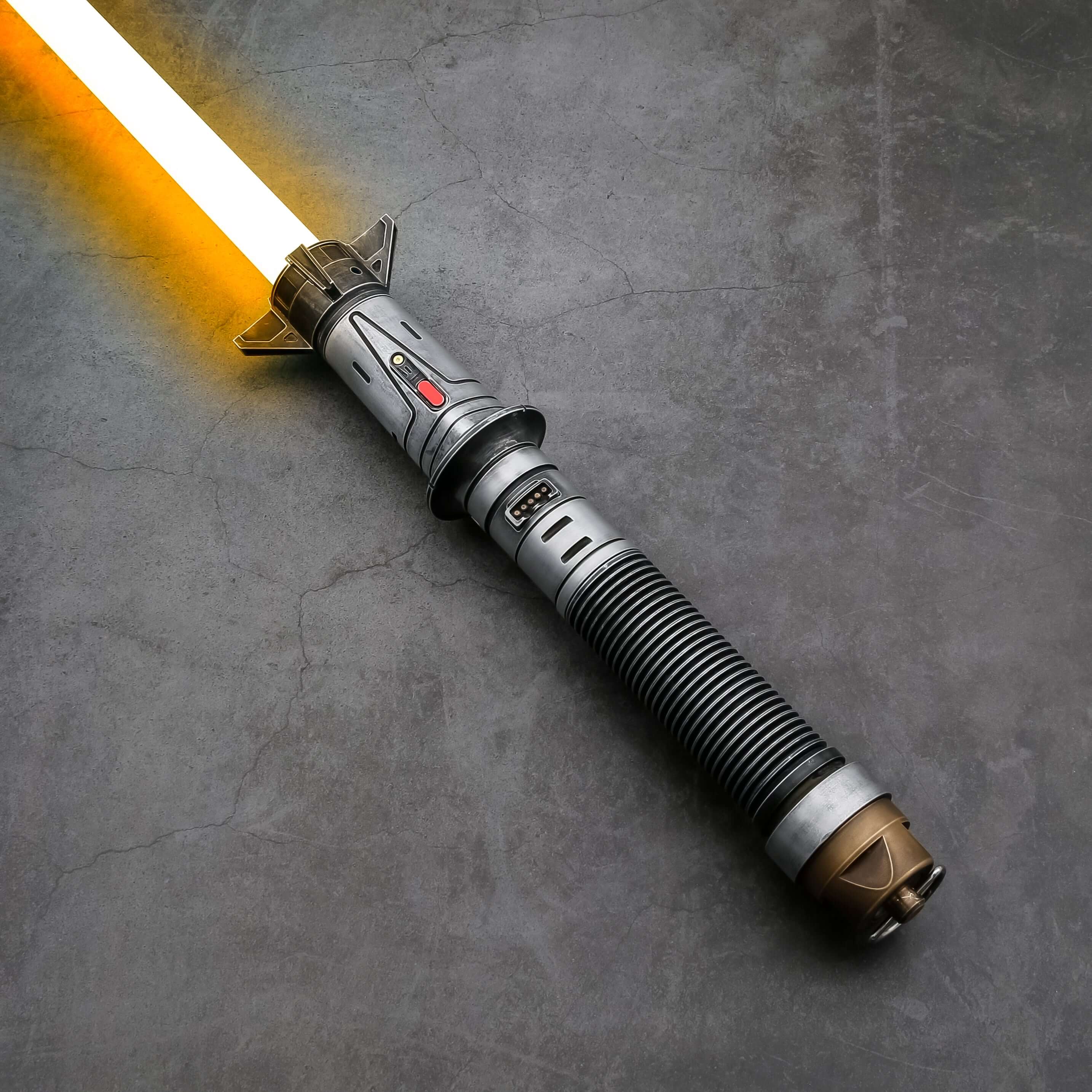 Baylan Skoll Lightsaber | Legacy of Heroism | Red Orange | Nsabers