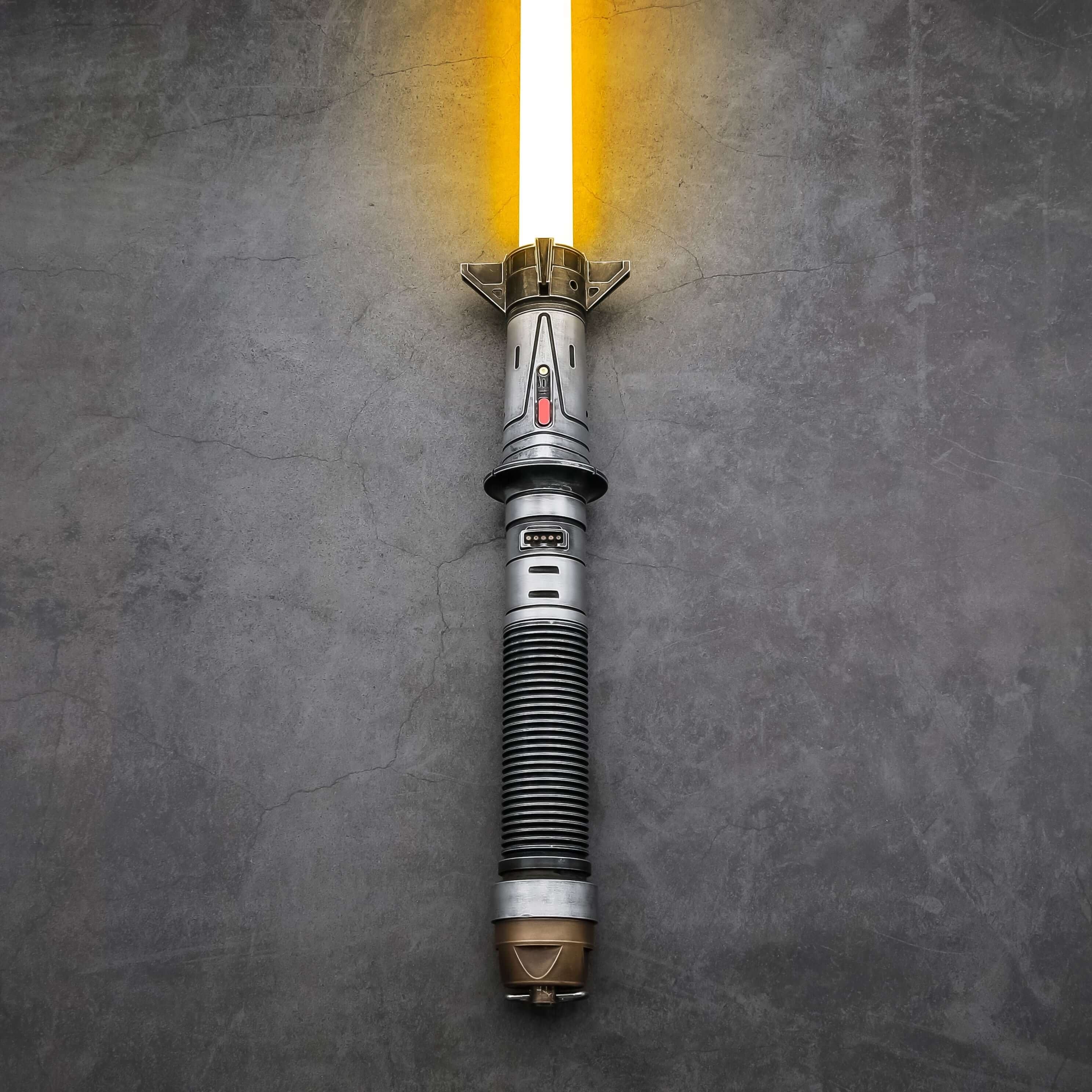 Baylan Skoll Lightsaber | Legacy of Heroism | Red Orange | Nsabers