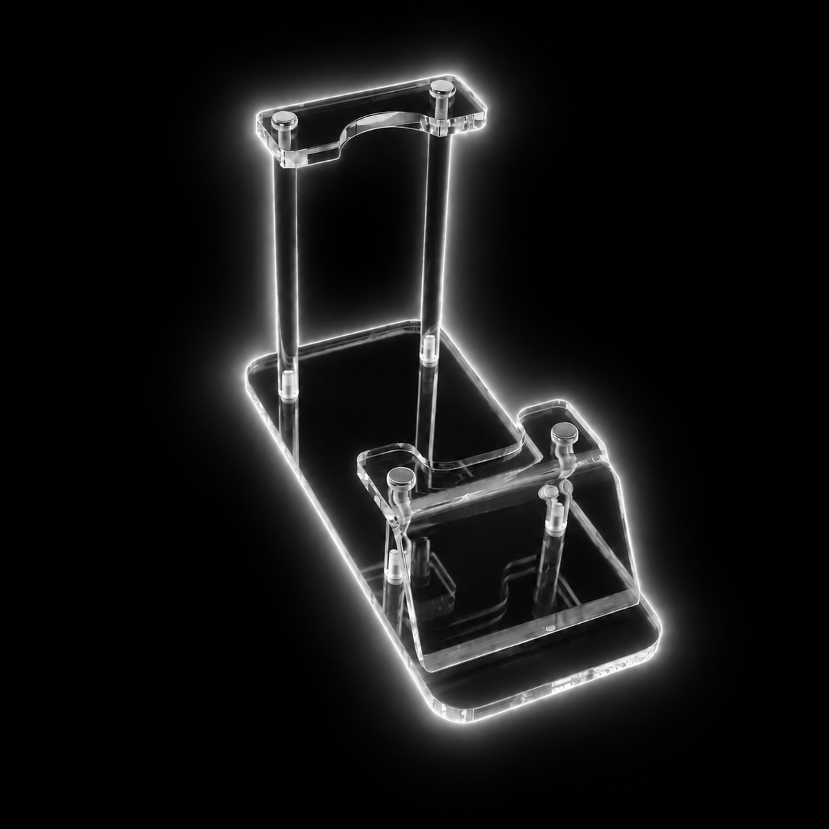 Vertical display stand + Nameplate B1