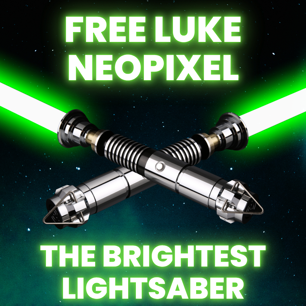 Free Luke V1 Neopixel lightsaber promotional image